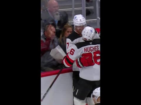 Dougie Hamilton with a Short Goal vs. Colorado Avalanche