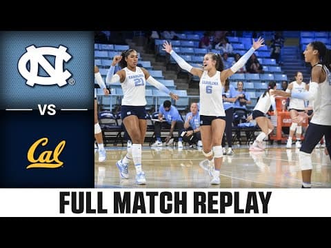North Carolina vs. Cal Full Match Replay | 2025 ACC Volleyball