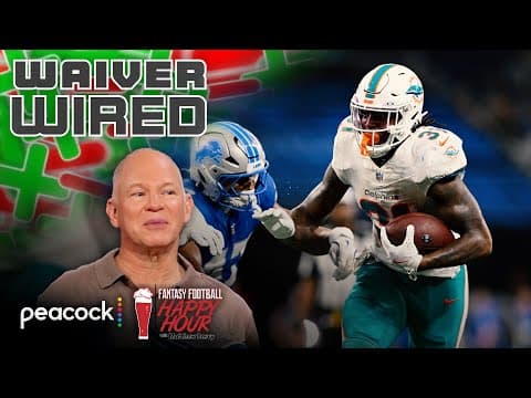 Week 1 waiver wire RBs: Add Ollie Gordon, Browns' duo | Fantasy Football Happy Hour | NFL on NBC