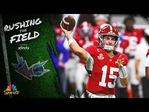 CFP First-Round Previews, QB Transfer Portal News & Michigan Latest | Rushing The Field | NBC Sports