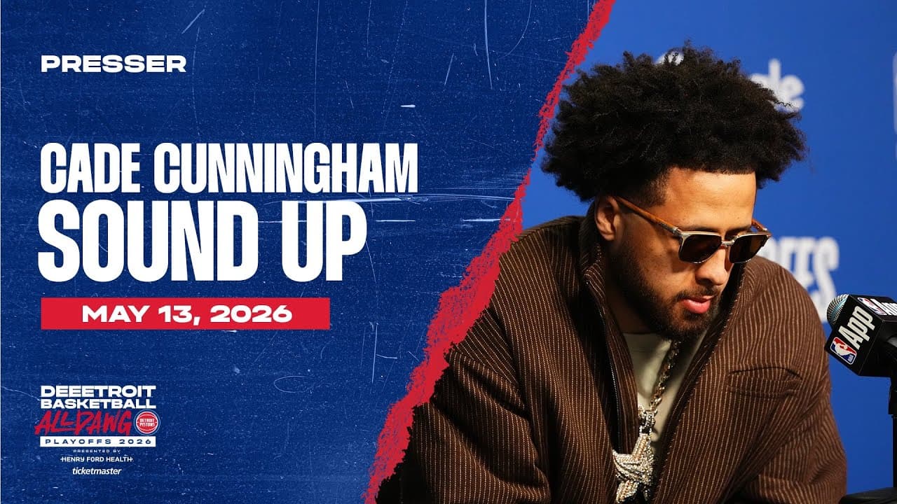 Round 2 Game 5: Post-Game Press Conference: Cade Cunningham | Pistons vs. Cavs | 05.13.26