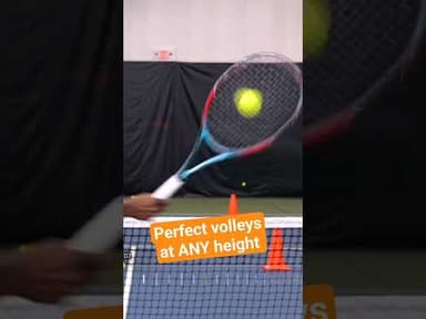 Hit perfect volleys at ANY height: