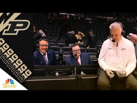 Matt Painter on Purdue fanbase, home win vs. Marquette | Big Ten Basketball | NBC Sports