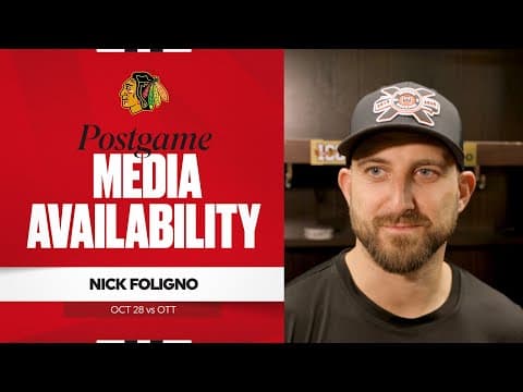 "He's a guy that loves to score goals." | Nick Foligno Postgame 10.28.25