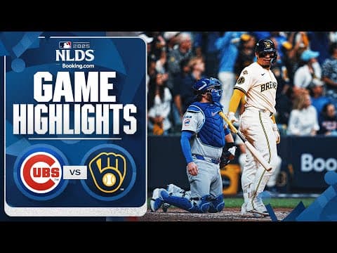 Cubs vs. Brewers NLDS Game 2 Highlights (10/6/25) | MLB Highlights
