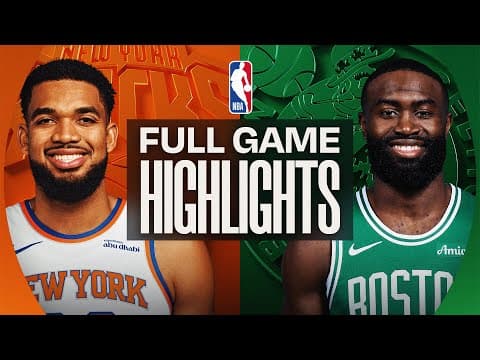 KNICKS at CELTICS | FULL GAME HIGHLIGHTS | December 2, 2025