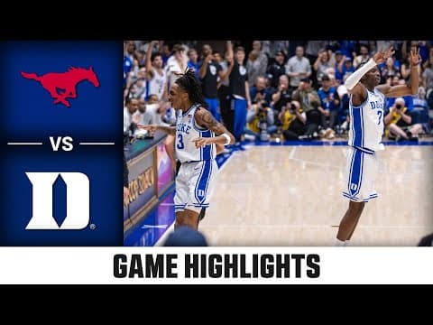 SMU vs. Duke Game Highlights | 2025-26 ACC Men's Basketball