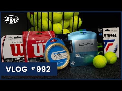 7 Best Tennis Strings for Flexible Racquets | Comfort, Control & Feel -- VLOG 992