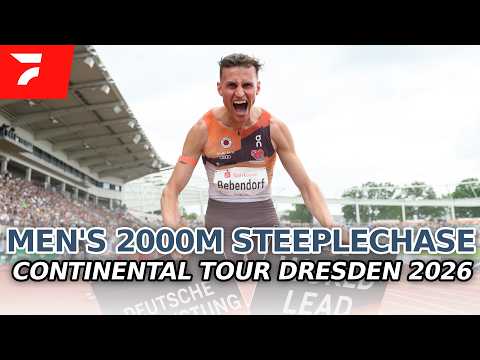 Karl Bebendorf Runs World Lead 5:18.29 in 2000m Steeplechase | Continental Tour Dresden 2026