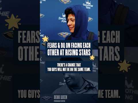 Derik Queen & Jeremiah Fears on Potential Faceoff at Rising Stars #nba