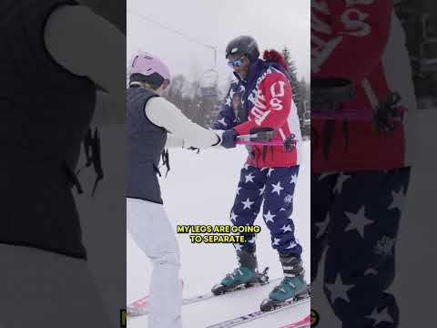 Snoop learns skiing is hard 🤣⛷️