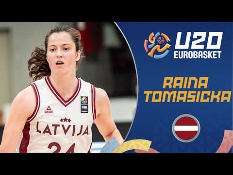 Raina Tomasicka 🇱🇻 | ALL-STAR FIVE | Full Highlights | FIBA U20 Women's EuroBasket 2025