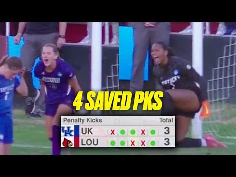 Louisville vs. Kentucky: Full PK shootout in 2025 NCAA women's soccer tournament