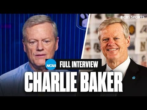 NCAA President Charlie Baker on Conference Power Shift, Athlete Pay, March Madness Expansion & MORE