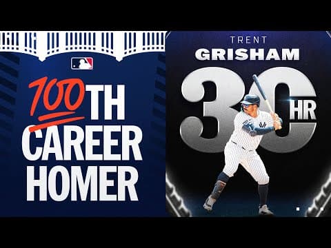 LONG gone for Grisham! 💪 Trent Grisham crushes his 30th home run of the season! (100th of career)