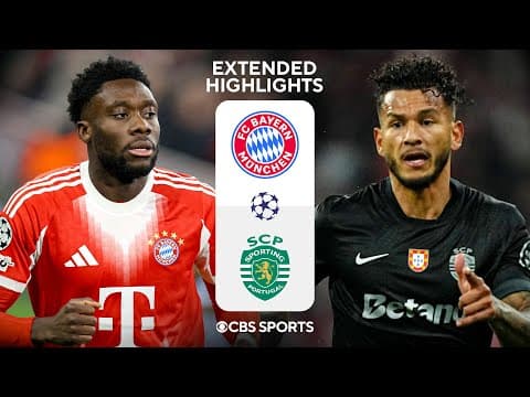 Bayern vs. Sporting CP: Extended Highlights | UCL League Phase MD 6 | CBS Sports Golazo