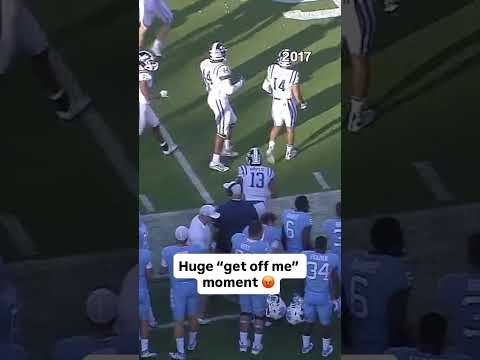 He threw him down 😮‍💨 #unc #accfootball #collegefootball