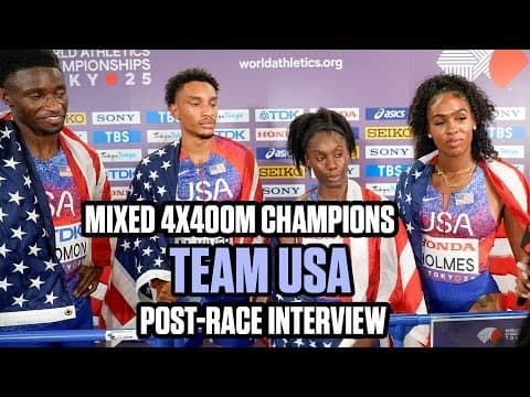 Team USA Are Your 2025 Mixed 4x400m Relay World Champions | World Athletics Championships 2025