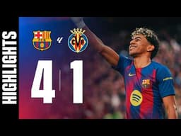 FC BARCELONA 4 vs 1 VILLARREAL CF | LALIGA 2025/26 MD26 🔵🔴