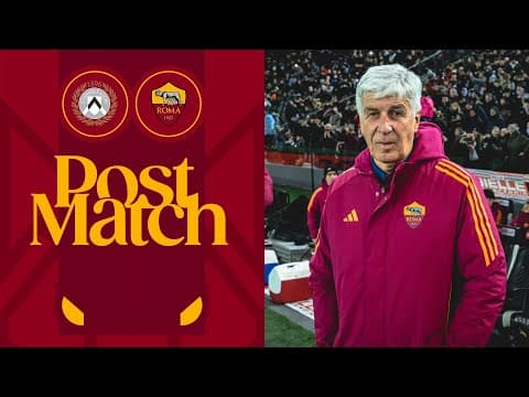GIAN PIERO GASPERINI | INTERVISTA POST UDINESE ROMA