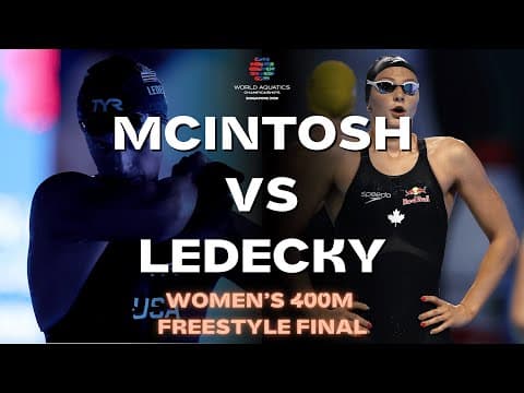 Summer McIntosh vs Katie Ledecky | Ultimate 400m Freestyle Showdown