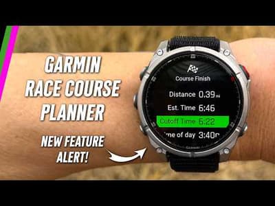 Garmin Course Planner for Endurance Racing // How It Actually Works!