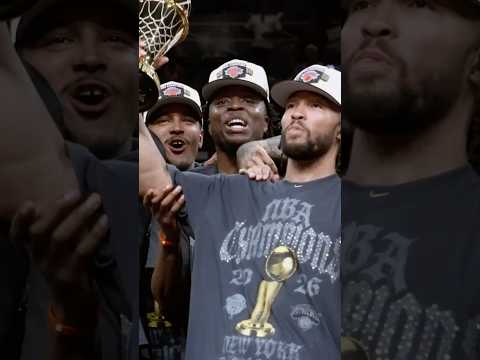 It’s already been a week since we won the chip… #nba #nyknicks #nbachampions