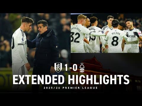 EXTENDED HIGHLIGHTS | Fulham 1-0 Nottingham Forest | Raúl Jiménez's perfect penalty wins it
