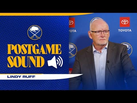 "Heck Of A Game Tonight" | Lindy Ruff After 9-3 Win Over Chicago Blackhawks | Buffalo Sabres