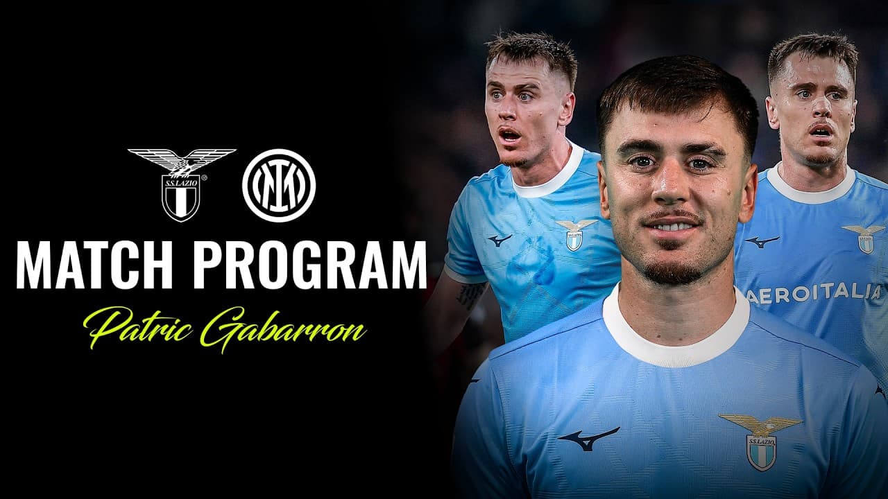📘 PATRIC AL MATCH PROGRAM DI LAZIO-INTER