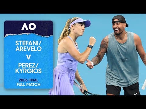 Stefani/Arvelo v Perez/Kyrgios | Mixed Doubles Showdown Final Full Match | Australian Open 2026