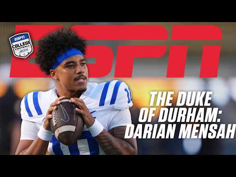 How Duke QB Darian Mensah started a BIDDING WAR & now tops the ACC standings 📈 | ACC Huddle