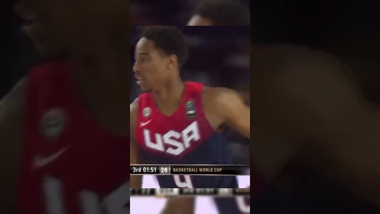 DeMar DeRozan throwing down one of the nastiest dunks in FIBA history 🤯 #FIBAWC