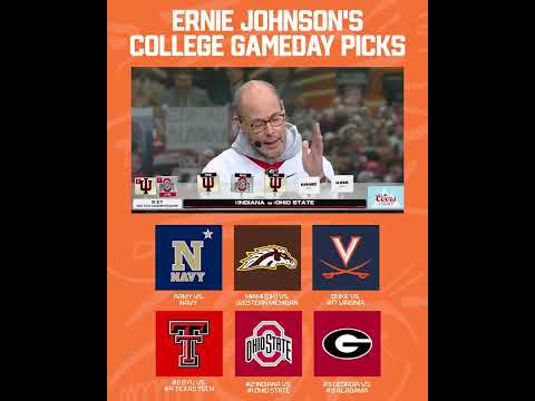 UGA alum Ernie Johnson's predictions for Championship Week 🏆