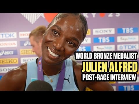 Julien Alfred Talks About Her Bronze Medal Performance | World Athletics Championships Tokyo 2025