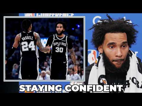 Julian Champagnie on Staying Confident & Positive After Game 5 of Western Conference Finals vs. OKC