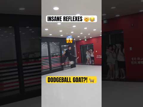 Bro would be the best dodgeball player ever 😳😱