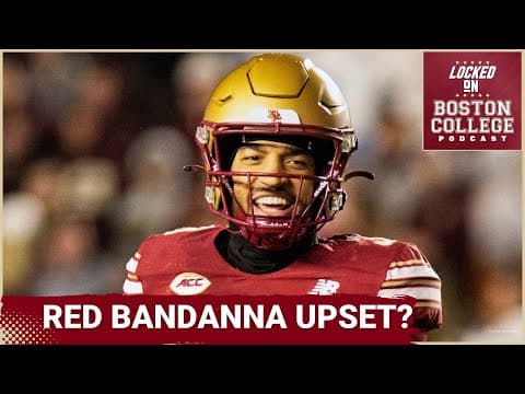 RED BANDANNA: Boston College vs. SMU—Can Grayson James and the Eagles SHOCK SMU on Saturday?