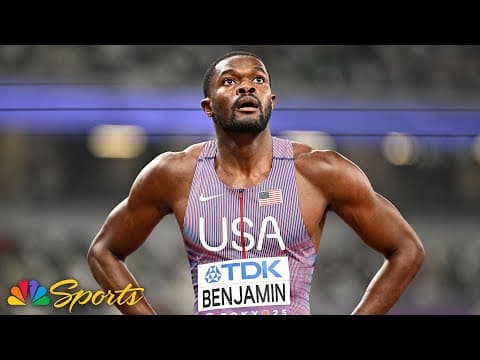 Rai Benjamin handles business, crushes 400m hurdles semi to earn finals spot | NBC Sports