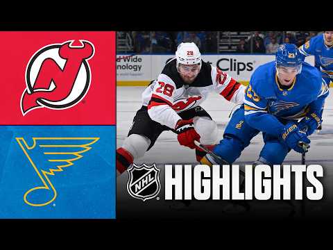 Devils vs. Blues | NHL Highlights | February 28, 2026