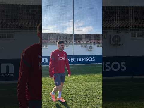 Primer entrenamiento de Javi Galán