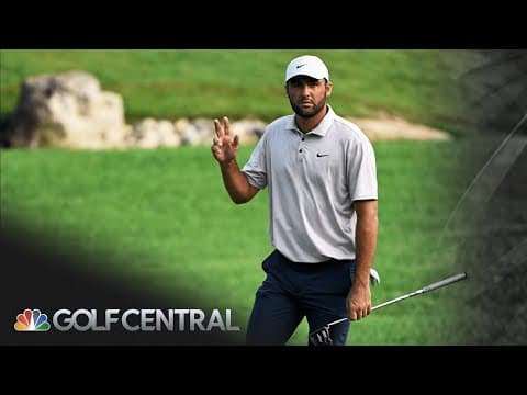 Scottie Scheffler talks run-in with rules official at BMW Championship | Golf Central | Golf Channel