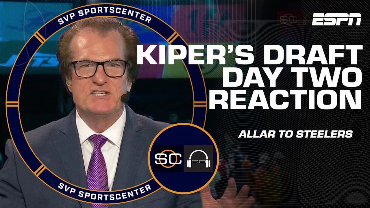 Mel Kiper Jr.’s NFL Draft Day 2 Reaction 🏈 Is Allar a good fit in Pittsburgh? | SC with SVP