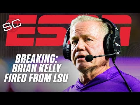 LSU fires Brian Kelly 🚨 'The MOST ROBUST coaching carousel in history!' - Pete Thamel | SportsCenter