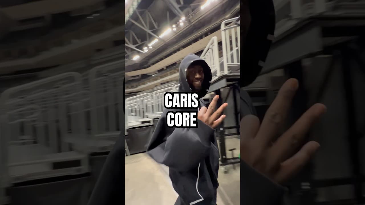 Caris is just a chill guy 😎 #nba #detroitpistons