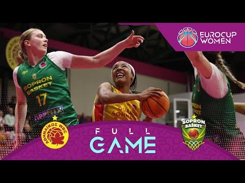 Round of 16 | Athinaikos Qualco v Sopron Basket | Full Basketball Game | EuroCup Women 2025-26