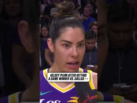 Kelsey Plum after her game-winner vs. Dallas 👀