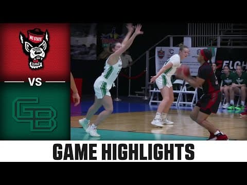 NC State vs. Green Bay Game Highlights | 2025-26 ACC Women's Basketball