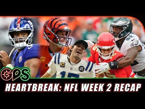 Heartbreak Returns: NFL Week 2 Recap
