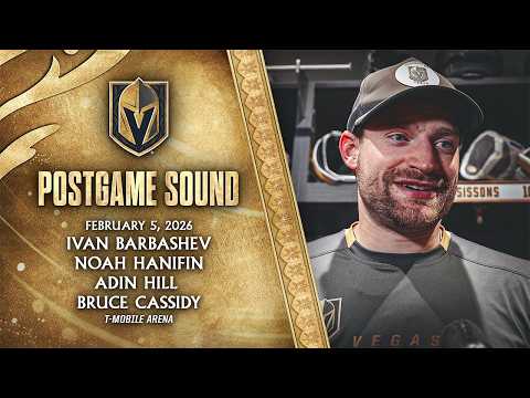 🎥 POSTGAME SOUND: Barbashev, Hanifin, Hill & Cassidy